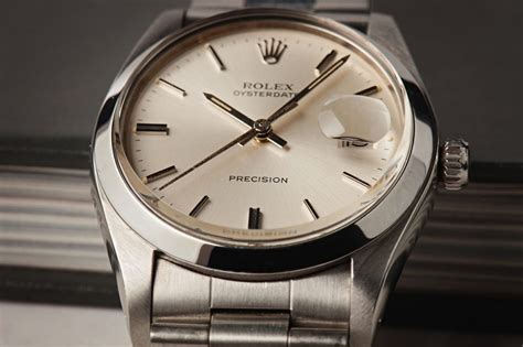 rolex oysterdate precision 6694 quadrante bicolore|rolex 6694 price.